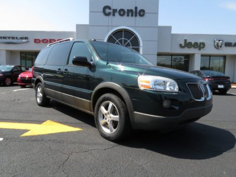 Emerald Green Metallic Pontiac Montana SV6 FWD.  Click to enlarge.