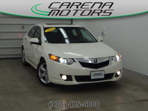 Premium White Pearl Acura TSX Sedan.  Click to enlarge.
