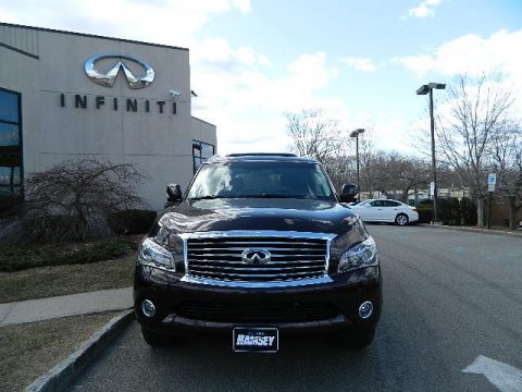 Dark Currant Infiniti QX 56 4WD.  Click to enlarge.