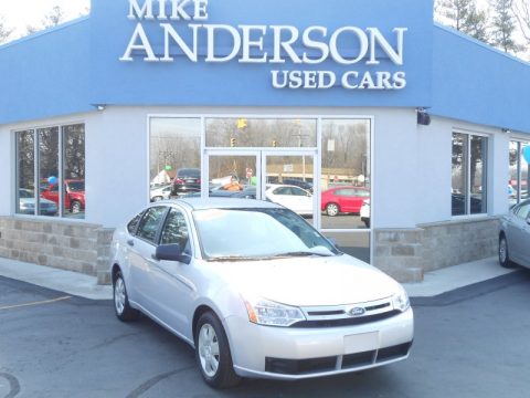 Silver Frost Metallic Ford Focus S Sedan.  Click to enlarge.
