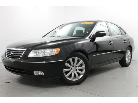 Black Onyx Pearl Hyundai Azera Limited.  Click to enlarge.