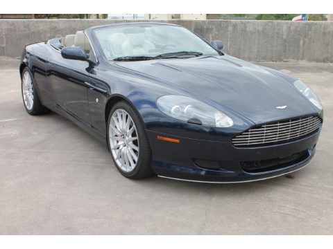 Blue Sapphire Aston Martin DB9 Volante.  Click to enlarge.