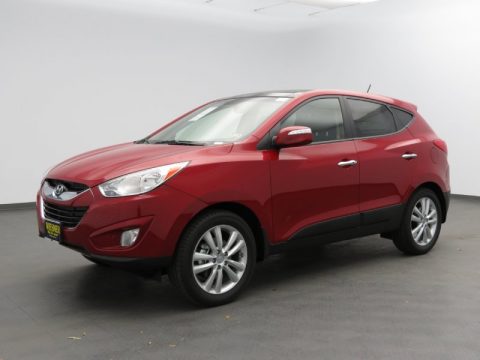 Garnet Red Hyundai Tucson Limited.  Click to enlarge.