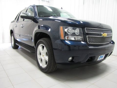 Dark Blue Metallic Chevrolet Avalanche LTZ 4x4.  Click to enlarge.