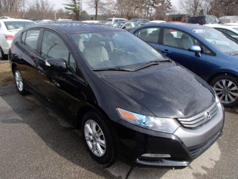 Crystal Black Pearl Honda Insight Hybrid EX.  Click to enlarge.