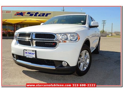 Bright White Dodge Durango SXT.  Click to enlarge.