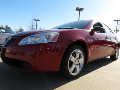Crimson Red Pontiac G6 GT Sedan.  Click to enlarge.