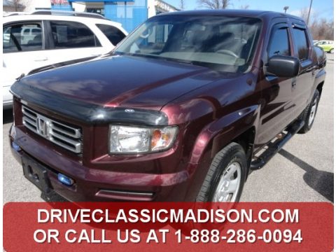 Dark Cherry Pearl Honda Ridgeline RT.  Click to enlarge.
