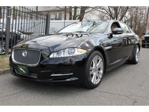 Ebony Black Jaguar XJ XJL.  Click to enlarge.