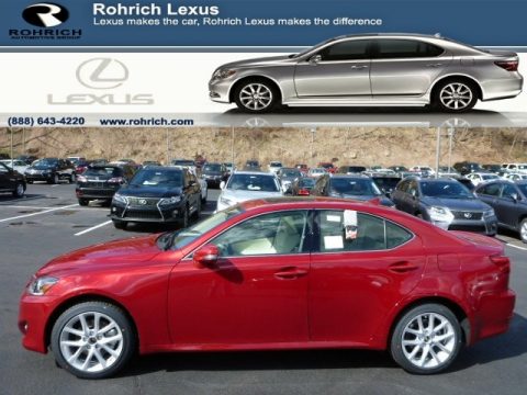 Matador Red Mica Lexus IS 250 AWD.  Click to enlarge.