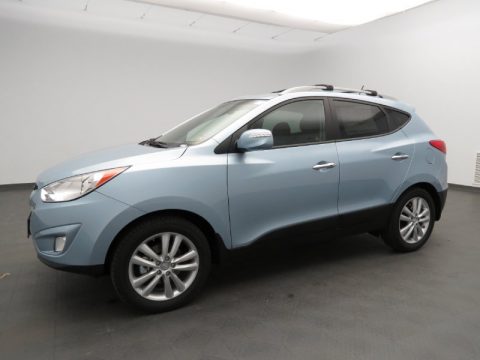 Aurora Blue Hyundai Tucson Limited.  Click to enlarge.