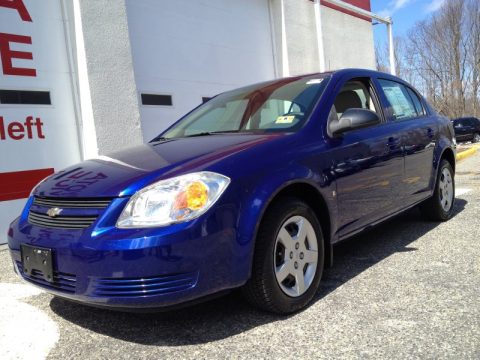 Laser Blue Metallic Chevrolet Cobalt LS Sedan.  Click to enlarge.