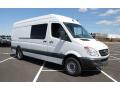 Front 3/4 View of 2013 Mercedes-Benz Sprinter 2500 High Roof Crew Van #8