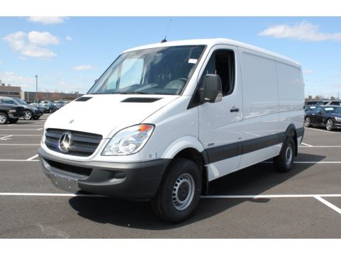 Arctic White Mercedes-Benz Sprinter 2500 Cargo Van.  Click to enlarge.