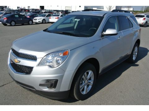 Silver Ice Metallic Chevrolet Equinox LT.  Click to enlarge.