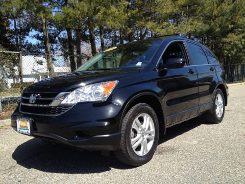 Crystal Black Pearl Honda CR-V EX-L AWD.  Click to enlarge.