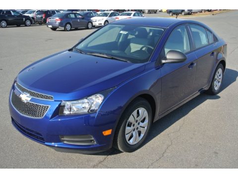 Blue Topaz Metallic Chevrolet Cruze LS.  Click to enlarge.