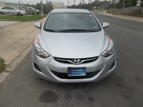 Silver Hyundai Elantra GLS.  Click to enlarge.
