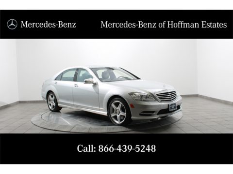 Iridium Silver Metallic Mercedes-Benz S 550 4Matic Sedan.  Click to enlarge.