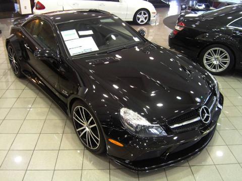 Black Mercedes-Benz SL 65 AMG Black Series Coupe.  Click to enlarge.