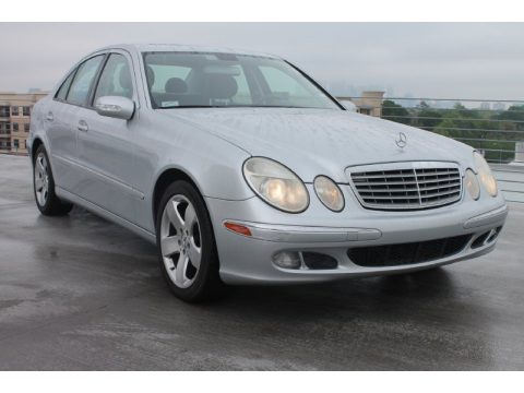 Iridium Silver Metallic Mercedes-Benz E 500 Sedan.  Click to enlarge.