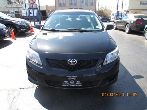 Black Sand Pearl Toyota Corolla LE.  Click to enlarge.