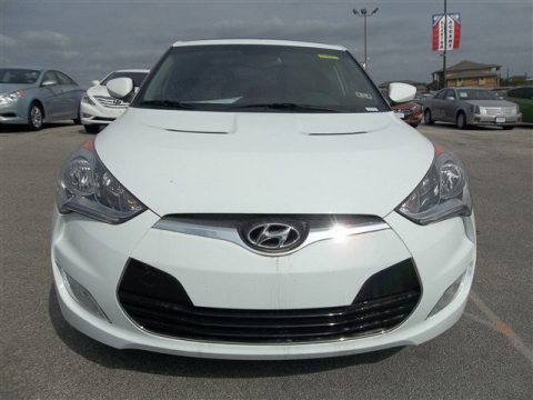 Century White Hyundai Veloster .  Click to enlarge.