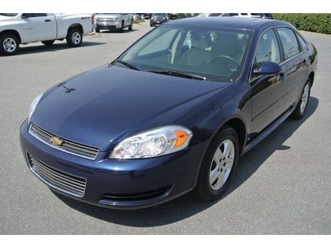 Imperial Blue Metallic Chevrolet Impala LS.  Click to enlarge.