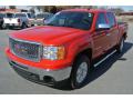 Front 3/4 View of 2010 GMC Sierra 1500 SLE Crew Cab #2