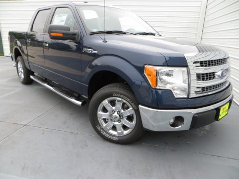 Blue Jeans Metallic Ford F150 XLT SuperCrew.  Click to enlarge.