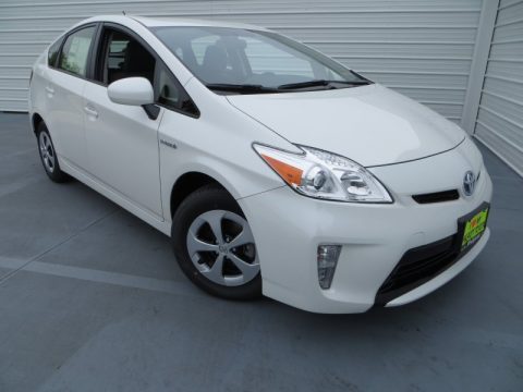 Blizzard White Pearl Toyota Prius Two Hybrid.  Click to enlarge.