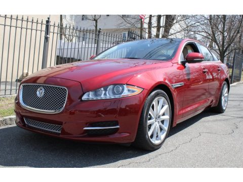 Claret Red Metallic Jaguar XJ XJ.  Click to enlarge.