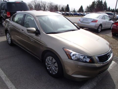 Bold Beige Metallic Honda Accord LX Sedan.  Click to enlarge.
