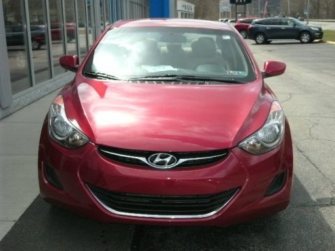 Red Allure Hyundai Elantra GLS.  Click to enlarge.