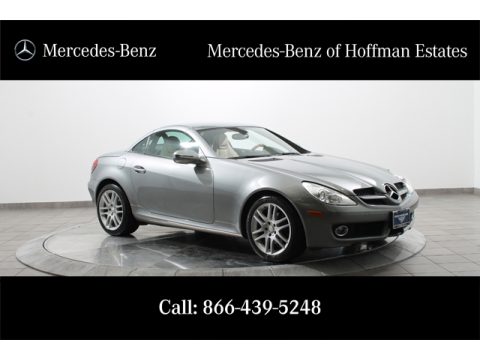 Palladium Silver Metallic Mercedes-Benz SLK 300 Roadster.  Click to enlarge.