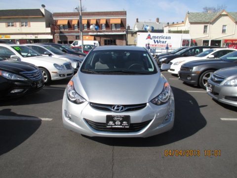 Silver Hyundai Elantra GLS.  Click to enlarge.