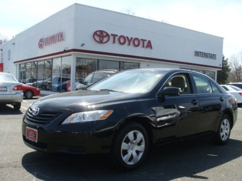 Black Toyota Camry LE.  Click to enlarge.