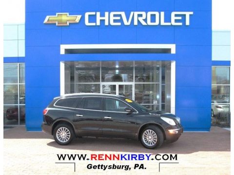 Carbon Black Metallic Buick Enclave CXL AWD.  Click to enlarge.