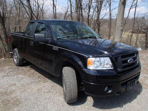 Black Ford F150 XL SuperCab 4x4.  Click to enlarge.