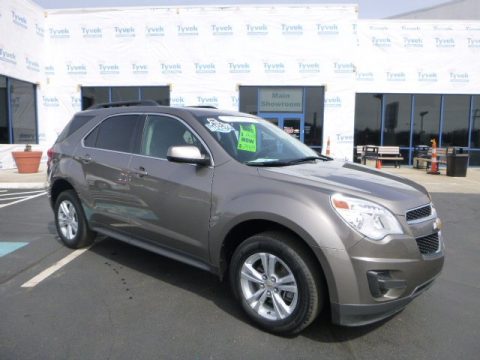 Mocha Steel Metallic Chevrolet Equinox LT AWD.  Click to enlarge.