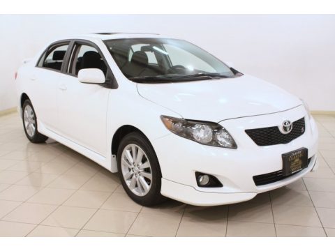 Super White Toyota Corolla S.  Click to enlarge.