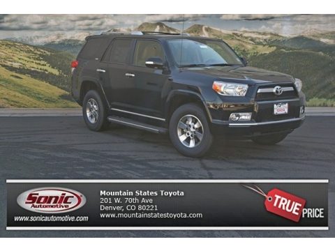 Black Toyota 4Runner SR5 4x4.  Click to enlarge.