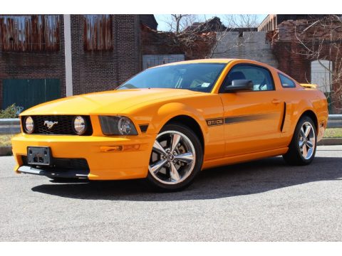 Grabber Orange Ford Mustang GT/CS California Special Coupe.  Click to enlarge.