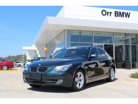 Deep Green Metallic BMW 5 Series 528i Sedan.  Click to enlarge.