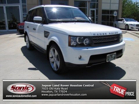 Fuji White Land Rover Range Rover Sport Supercharged.  Click to enlarge.