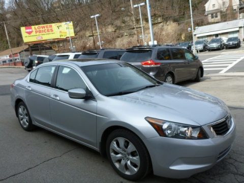 Alabaster Silver Metallic Honda Accord EX Sedan.  Click to enlarge.