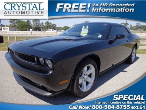 Pitch Black Dodge Challenger SXT.  Click to enlarge.