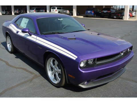 Plum Crazy Pearl Dodge Challenger R/T Classic.  Click to enlarge.