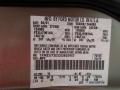 Ford Color Code TK Mineral Grey Metallic #20