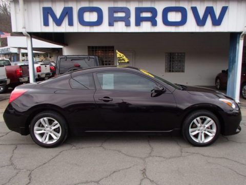 Crimson Black Nissan Altima 2.5 S Coupe.  Click to enlarge.